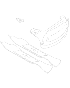 Attachments / 19a70041oem 42-Inch Mulch Kit (2015) / Replacement Parts Diagram and Parts List for 13AM77SSA00 2023 Yard Machines Lawn Tractor